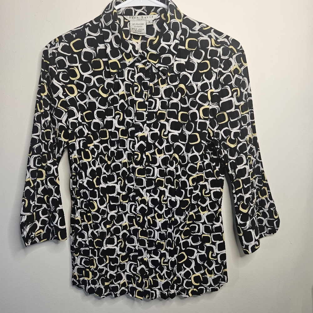 Fred David Women's Blouse Size Medium